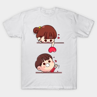 Girl hearted the boy T-Shirt